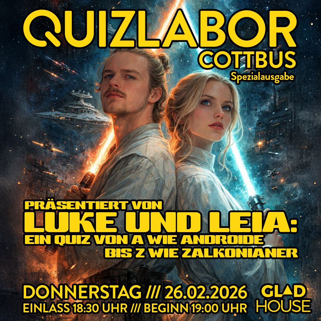 QUIZLABOR Cottbus Spezial - Das SciFi-Spezial mit Luke & Leia
