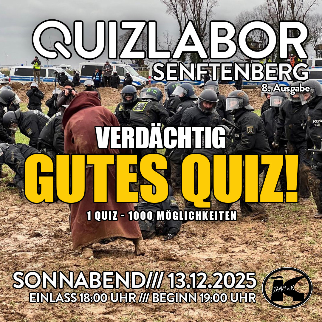 QUIZLABOR Senftenberg #8 - Verdächtig Gutes Quiz