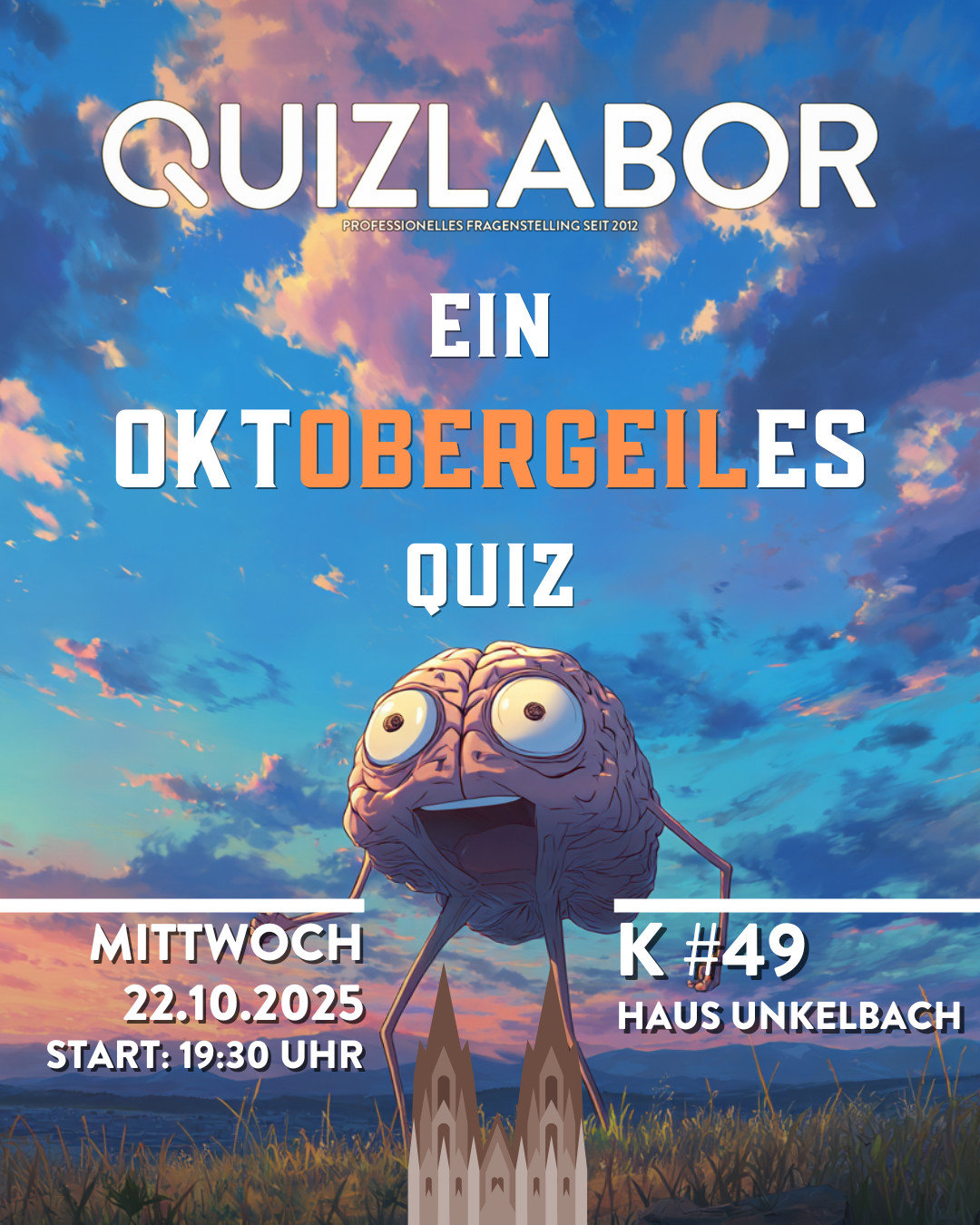 QUIZLABOR Köln #49 - Oktobergeiles Quiz!