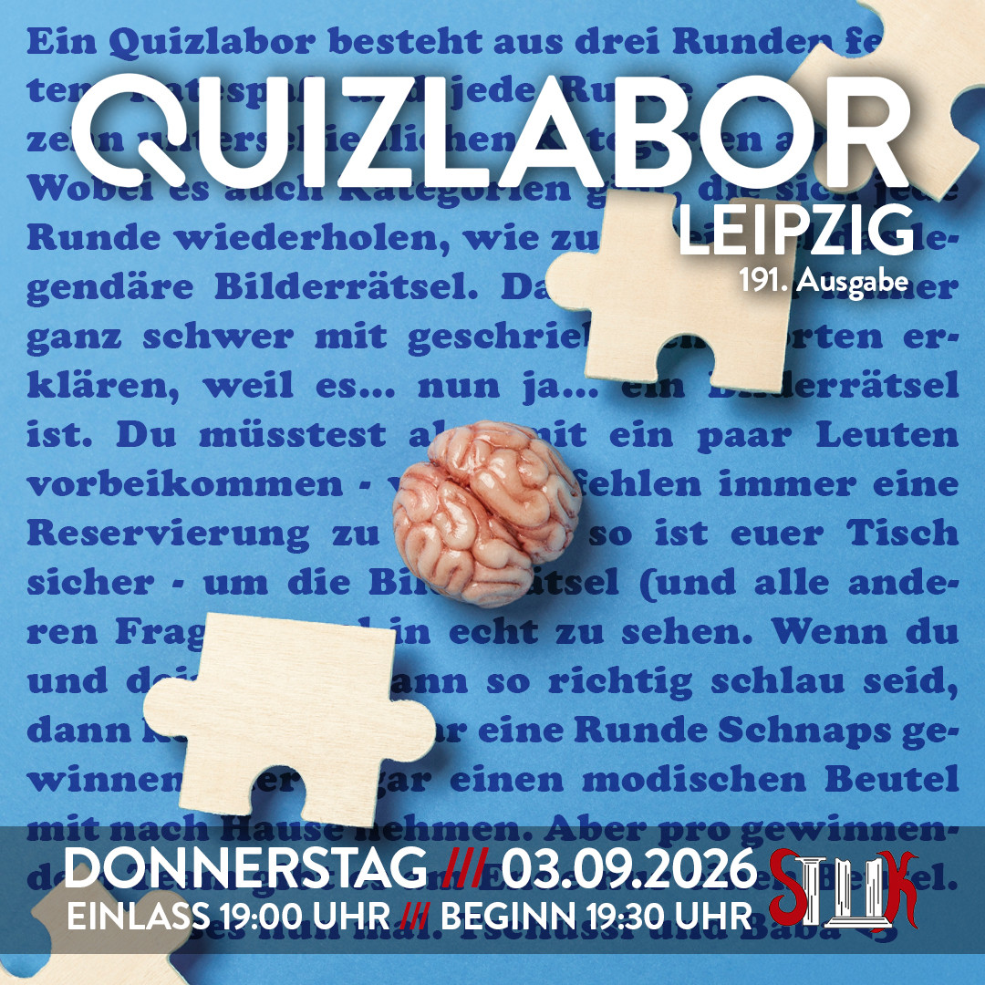 QUIZLABOR Leipzig #191 - Das ist mir zu kompliziert