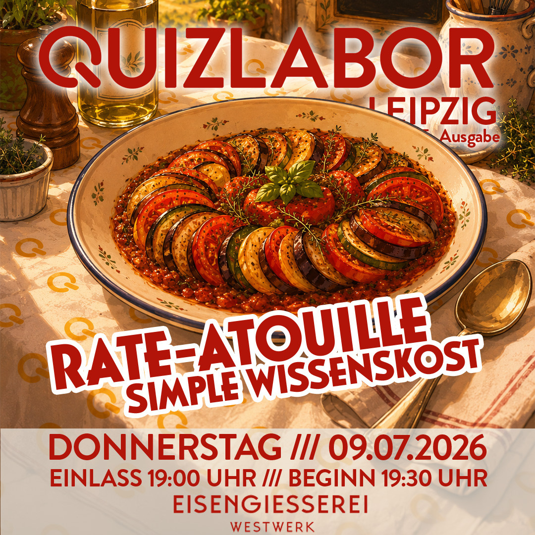 QUIZLABOR Leipzig #185 - Rate-tatouille - Simple Wissenskost