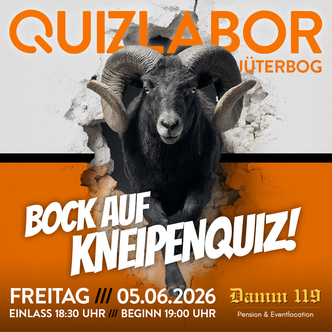 QUIZLABOR Jüterbog #1 - Bock auf Kneipenquiz!