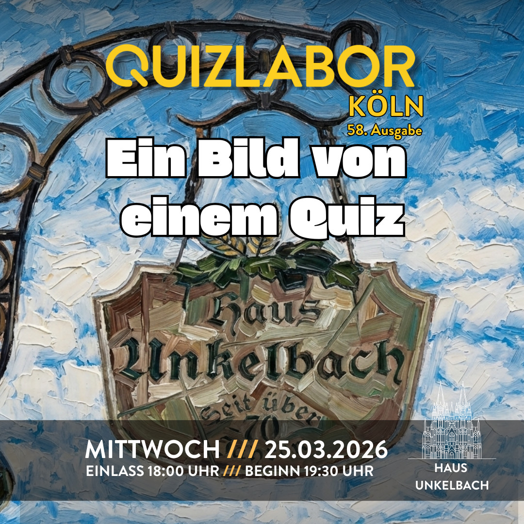 QUIZLABOR Köln #58 - Wir lassen die Kirche im Dorf!