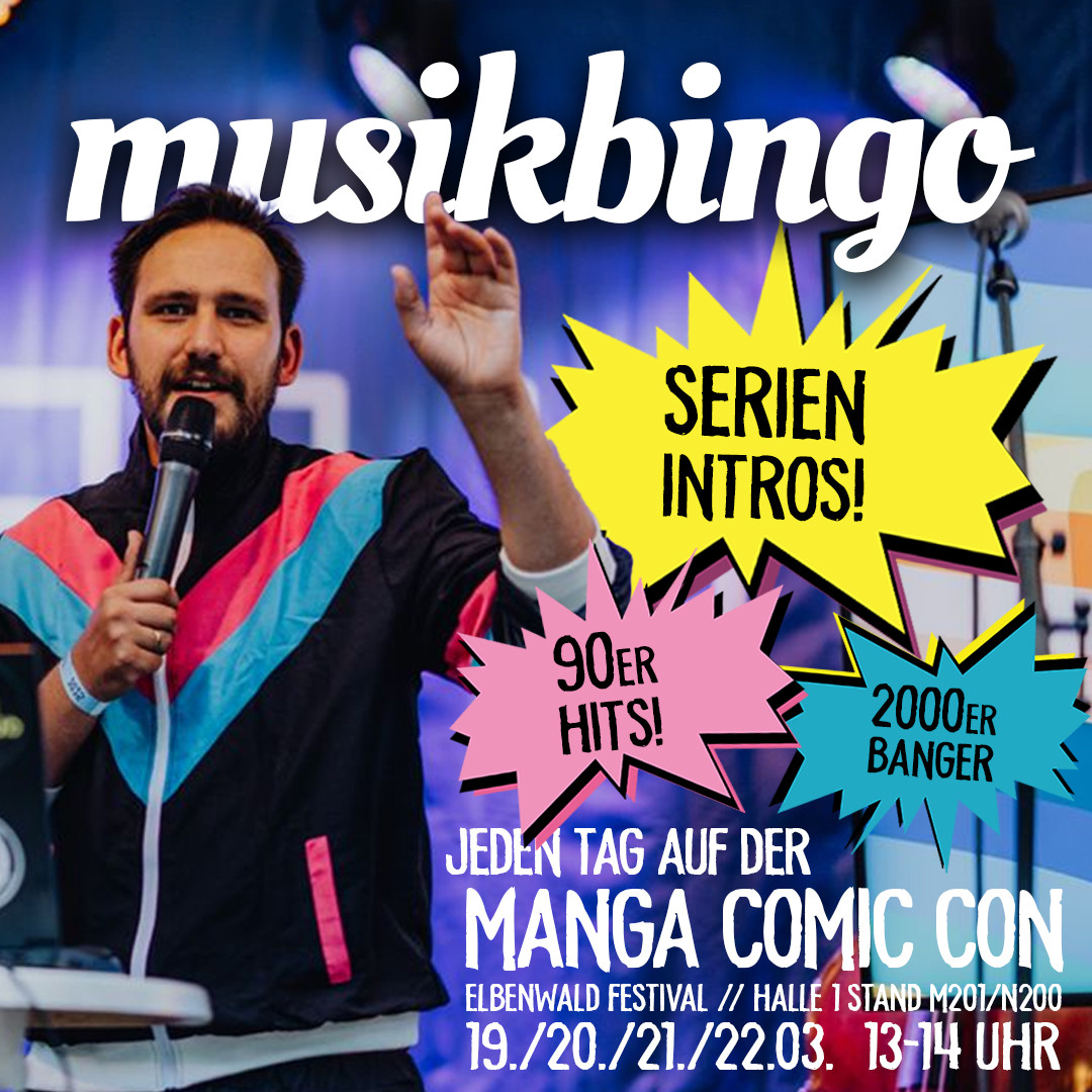Musikbingo by Quizlabor - Manga Comic Con x Elbenwald Festival