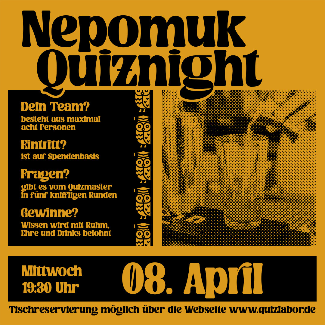 Nepomuk Quiznight #101 - Das Kneipenquiz in Plagwitz