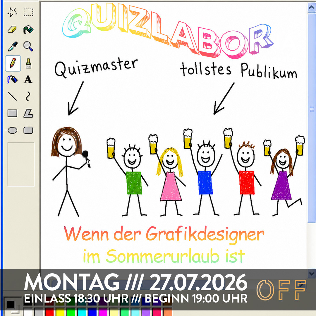 QUIZLABOR Jena #36 - Wenn der Grafikdesigner im Sommerurlaub ist