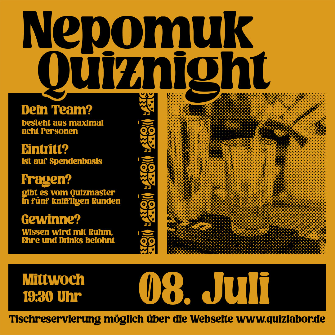 Nepomuk Quiznight #114 - Das Kneipenquiz in Plagwitz
